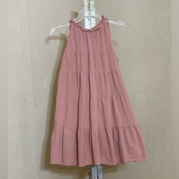 SHEIN DUSTY ROSE SLEEVELESS SWING DRESS SZ SMALL - Picture 1 of 7